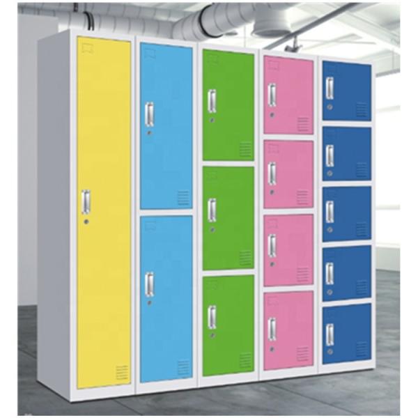Buy cheap Public 0.6mm Metal Wardrobe Closet , OEM Stainless Steel Wardrobe Cabinet from wholesalers