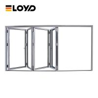 Buy cheap 3 Paneled Aluminum Collapsible Folding Patio Doors Thermal Break Custom product