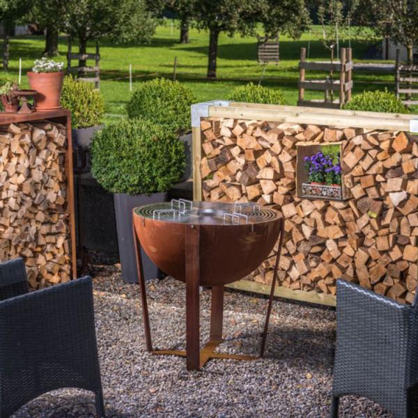 Buy cheap Dia 1000mm Classic Corten Steel Fire Pit Bbq Ring Bbq Fire Pit Rustproof from wholesalers