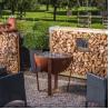 Buy cheap Dia 1000mm Classic Corten Steel Fire Pit Bbq Ring Bbq Fire Pit Rustproof from wholesalers