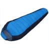 Buy cheap 230x80x50CM Custom Black Orange Waterproof 190T Polyester Travel Mountain Sleeping Bags from wholesalers
