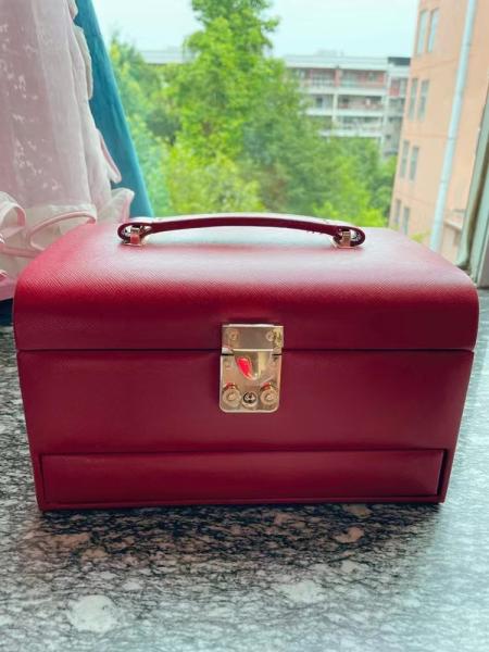 Buy cheap Multilayer Foldable Jewelry Display Case Jewelry Display Boxes With Lids from wholesalers