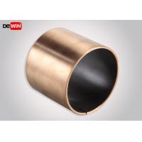 Buy cheap High Strength Graphite Impregnated Bronze Bushings Copper Plating 32*36*50 Mm product