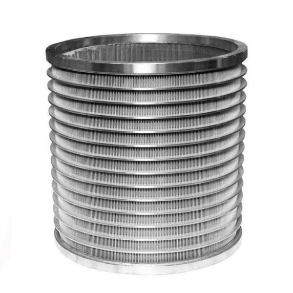Buy cheap Stainless Steel Wedge Wire Slotted Paper Making Pressure Screen Basket from wholesalers
