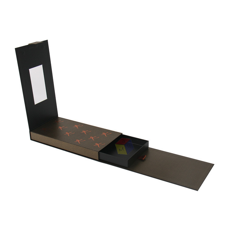 Luxury Custom Double Door Magnetic Closure Paper Food Dubai Chocolate Packaging Box With Sliding Drawer