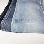 OEM Indigo Grey Cotton Denim Fabric For Jeans 325gsm