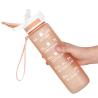 Buy cheap Colorfully Time Marked Water Bottle BPA Eco Friendly Tritan PP Silicone from wholesalers