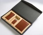 Sliding drawer wallet paper box China supplier luxury rigid wallet box