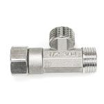 SS304 Stainless Steel Threaded Pipe Fitting , Forged Welded Pipe Elbows 3 Years