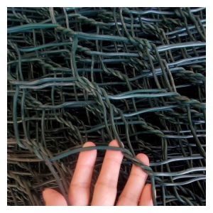 China Q195 Q235 Galfan Wire Mesh Sack Gabion Mattress 4x1x1 on sale