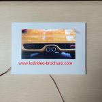 Electronic LCD Video Mailer 4.3 Inch CMYK Printed For Promotional Activities