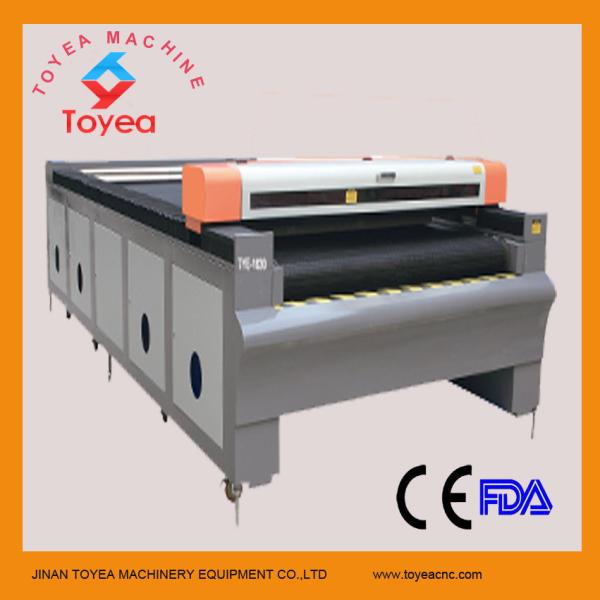 Buy cheap 2015 NEW Auto feeding laser Cutting machine for Cloth/Fabric/leather Laser Cutter TYE-1630 from wholesalers