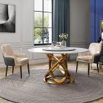 Modern 0.78M Height Dining Room Table And Chair Set For Dining