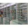 Buy cheap Customized Pharmacy Storage Cabinets Medicine Display Racks Glass Layer from wholesalers