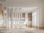 Home Soundproof Folding Glass Windows Electric Opening Customized