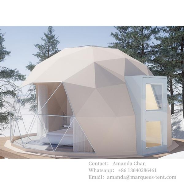 Buy cheap Preservative Glamping Dome Tent With High Temperature Resistance,Glamping Hotel Tent from wholesalers