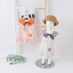 Summer Sweet Lovely Children'S Dress Clothing Little Fresh Lapel Dress Girls