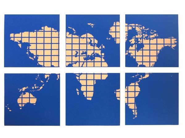Buy cheap 30x30x0.5cm Cork Push Pin World Map Travel Map Antiwear Odorless from wholesalers