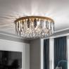 Buy cheap Modern gold ceiling chandelier for bedroom round hanging lamp kitchen fixtures(WH-CA-69) from wholesalers