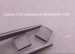 Brownish CVD Lab Grown Diamonds 3x3x1mm For Machining And Cutting Tools