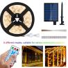 Buy cheap 8 Mode Solar Strip Lights outdoor 3500K IP68 Water Resistant With Remote Control from wholesalers