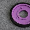 Buy cheap Customized Stenter Machine Parts Brush Wheel Purple Plastic Body Mixed Bristle Pig Hair 8 Holes from wholesalers