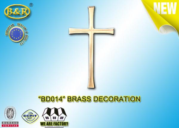 Buy cheap Ref .BD014 Brass Cross Tombstone Decoration Material Copper Alloy Brass Decoration from wholesalers
