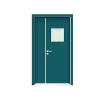 Buy cheap Fireproof Clean Room HPL Interior Glass Wood Door product