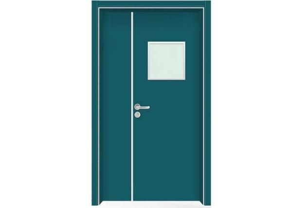 Buy cheap Fireproof Clean Room HPL Interior Glass Wood Door from wholesalers