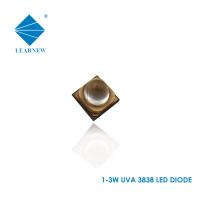 Buy cheap UV High Quality LED Light Chip 3w 5w 395nm 405nm With Quartz Lens product