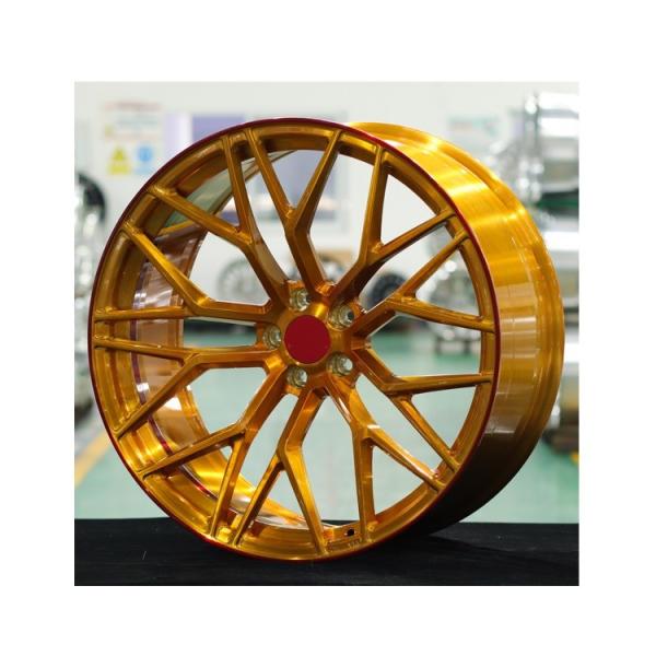 Buy cheap VIRSRONWHEELE 22inch staggered brushed bronze custom forged wheels from wholesalers