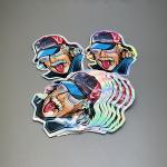 Zipper Die Cut Mylar Bags For Packaging Candy Cookies OEM Logo Design