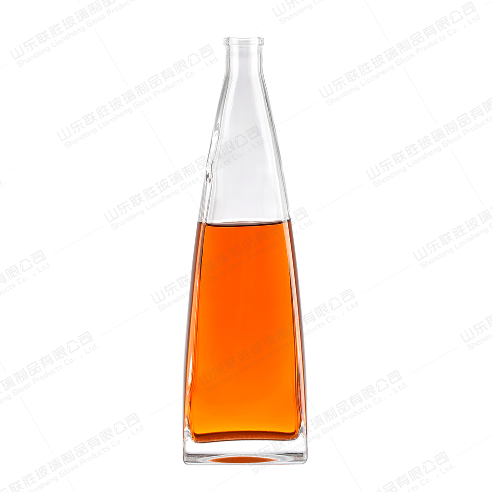 Glass Whiskey Decanter 100ml 200ml 375ml 500ml 750ml Flint Handmade Transparent Frosted
