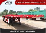 Fudeng tri axles 40ft container shipping flatbed semi trailer