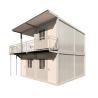 Buy cheap Waterproof Prefab Shipping Container Homes High Security With Aluminum Sliding Door from wholesalers