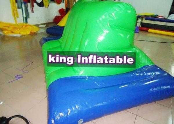Buy cheap Green And Blue Inflatable Water Toys PVC Inflatable Side Horse For Water Parks from wholesalers