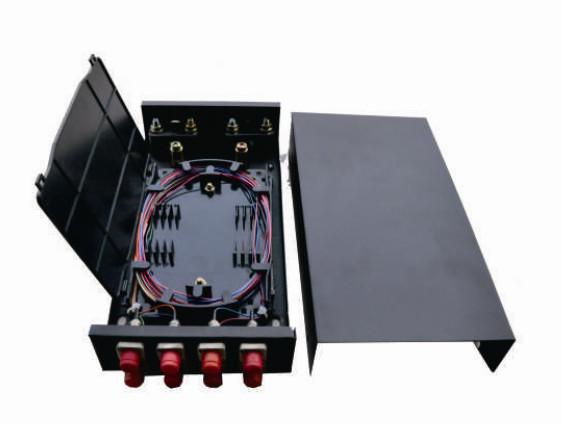 Buy cheap Wall Mounted Fiber Optic Patch Panel，8/12 Port Metal Terminal Distribution Box from wholesalers
