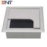 Rectangular Alloy Small Computer Desk Cable Wire Box Office Desk Grommet