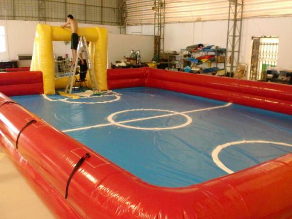 0.55mm PVC Inflatable Soccer Playground / Inflatable Sports Games / Sport
