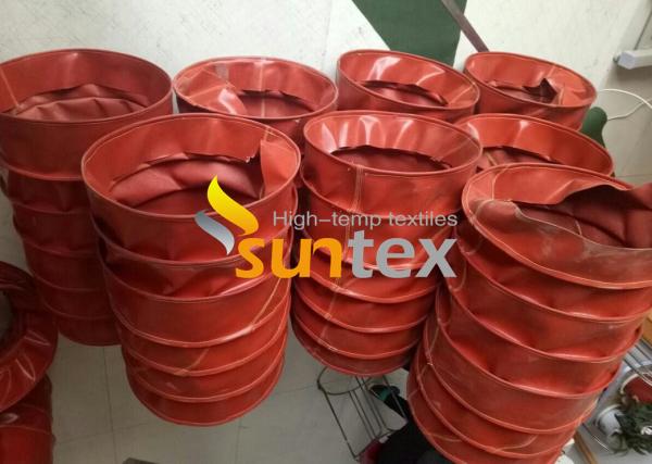 Buy cheap Silicone Coated Fiberglass Fabric Flexible Thermal Fireproof Material flexible fireproof material from wholesalers