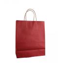 Handle Kraft Paper Handbag Durable Pantone Take Away Food Bag