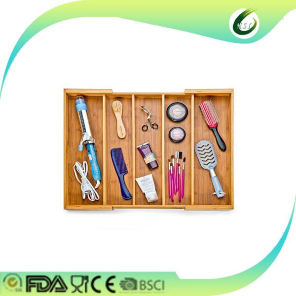 Buy cheap organic bamboo kitchen cupboard organizers utensil tray utensil organizer from wholesalers