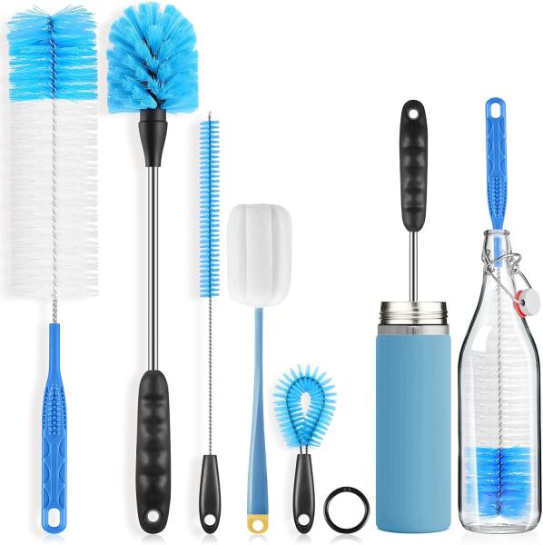 Buy cheap Long Handle Bottle Cleaner Brush Set 5 Pack PP Material from wholesalers