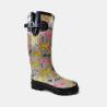 Buy cheap BSCI Cheetah Slip Resistant Waterproof Rubber Rain Boots For Womens from wholesalers