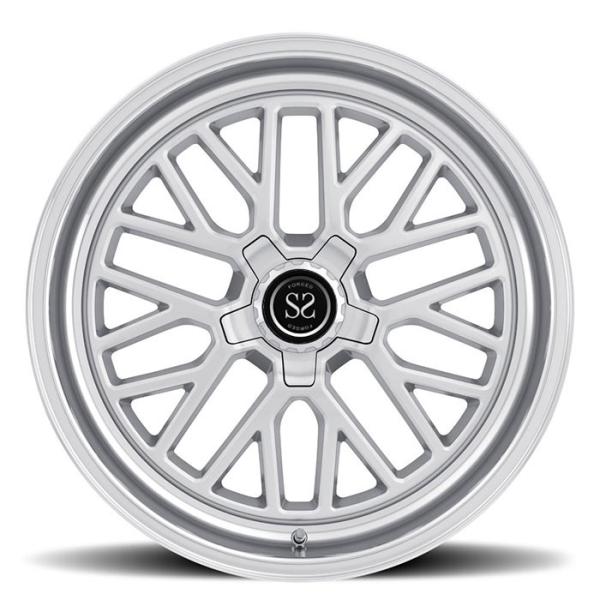 Buy cheap silver aluminium alloy 1 piece forged wheel via jwl standard for car from wholesalers