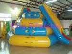 Custom Size Commercial Rental Blow Up Water Toy Aqua CE Slide For Water