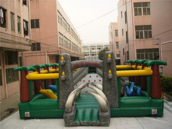 Buy cheap Attractive Inflatable Amusement Park Adventure Playgrounds for Commercial from wholesalers