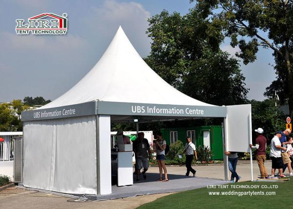 Buy cheap Cream White High Peak Aluminum Tent With PVC Sidewall For Exhibition For Sale from wholesalers