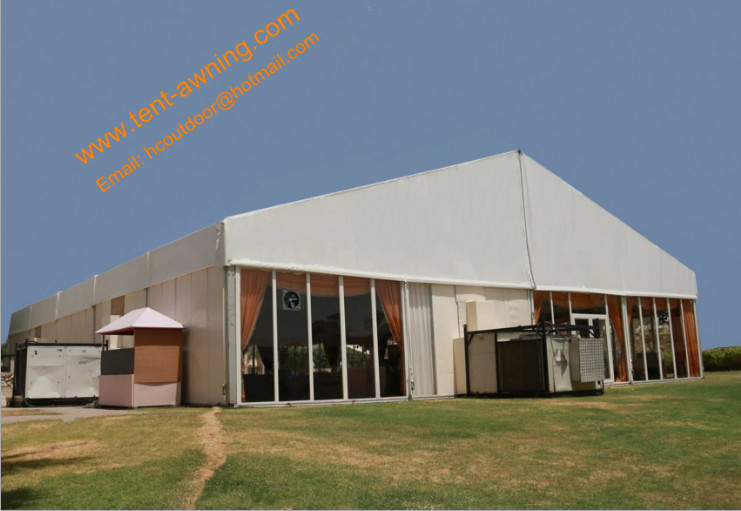 Assembled Aluminum Party Shelter Tent Fireproof Event Ceremony Marquee Tents