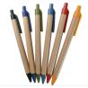 Buy cheap promotional green eco paper ballpoint pen, good item for environment protect from wholesalers
